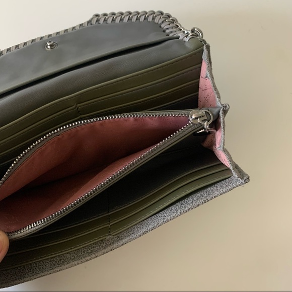 Stella McCartney Gray Falabella Continental Wallet - Picture 7 of 8
